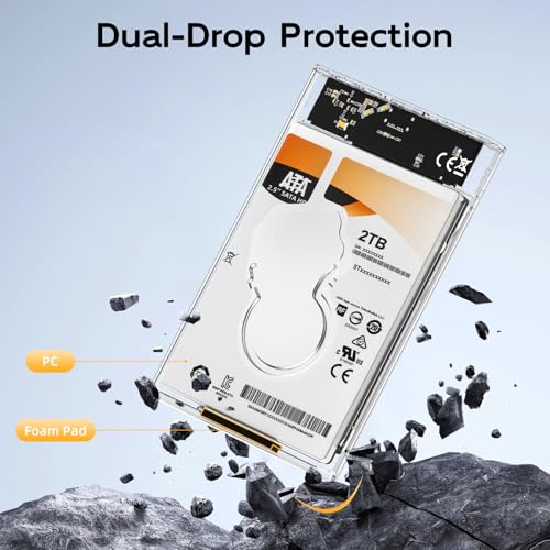 Caja externa para disco duro SATA 2.5" USB 3.2 Gen1 miniatura 4