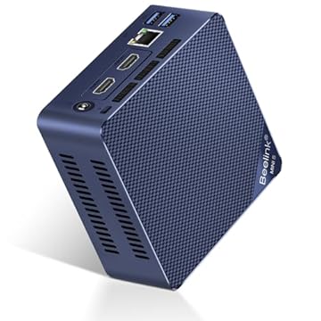 Beelink Mini S12 Pro Mini Pc, 12º Intel Alder Lake-N100 (Até 3,4 Ghz), 16 Gb De Ram Ddr4, 500 Gb De Ssd M.2, Suporte Para Minicomputador 4K Dual Hdmi Display/Wifi 6/Bt 5.2/Usb 3.2/1000 Mbps Lan/Wol