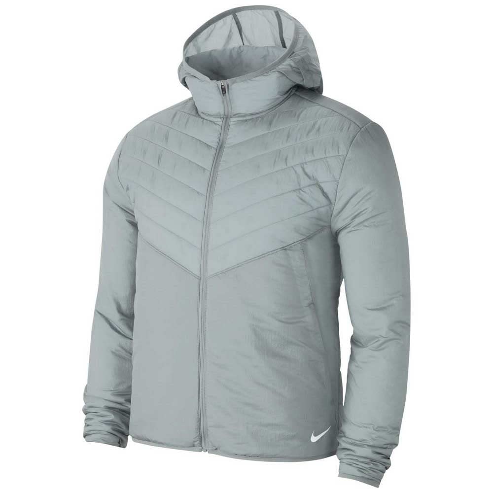 Nike Men's Grey Aerolayer Sports Hooded Running Jacket Dj0569-084 (Xxl)