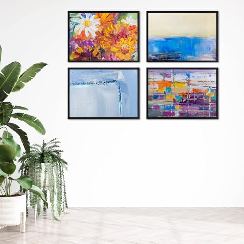 Giftgarden A3 Picture Frame Black, Elegant A3 Photo Frame for Displaying Posters, Certificates, and Artwork Horizontally or Vertically on the Wall - Image 5