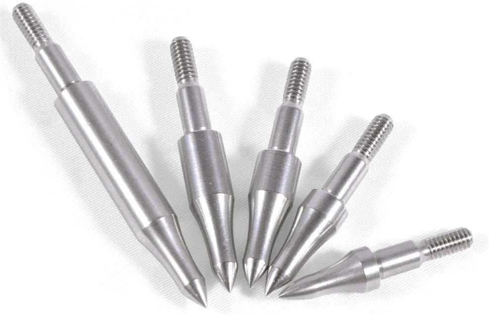 SHARROW 12 pcs Archery Field Points 75/100/125/150/200/250/300 Grain Broadheads Target Practice Field Tips Hunting Arrow Tip Screw-in Arrowhead for Recurve Compound Bow Crossbow