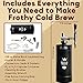The Original Royal Brew Nitro Cold Brew Coffee Maker - Gift for Coffee Lovers -128 oz Extra Large Home Keg, Nitrogen Gas System Coffee Dispenser Kit - Use Nitrogen or Nitrous Oxide