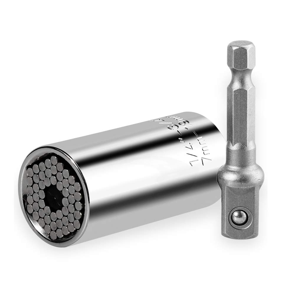 jimmycloud Torque Wrench Head Set,7-19mm