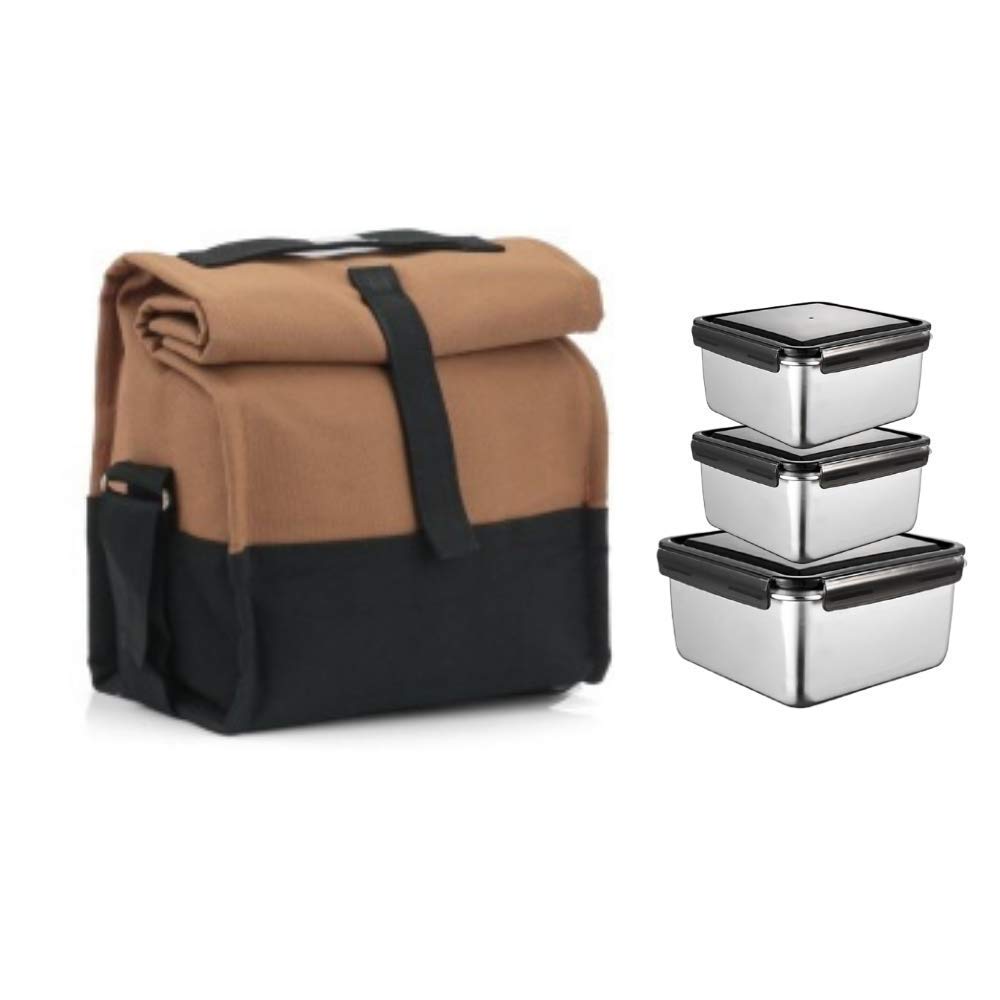 See full amazon price history chart for Femora High Steel Square Storage Container Lunch Box with Camel Bag - Set of 3 Femora High Steel Square Storage Container Lunch Box with Camel Bag - Set of 3 (B08P7MF8QH) Amazon Price History, Amazon Price Tracker