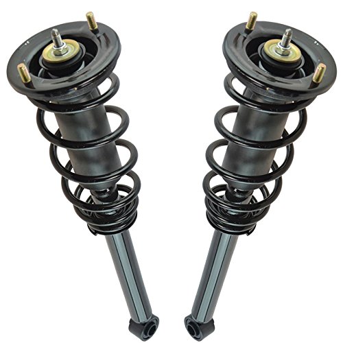 Image of TRQ Rear Quick Complete Shock Strut Spring Assembly LH Driver RH Passenger Pair 2pc Compatible with 2000-2005 Mitsubishi Eclipse