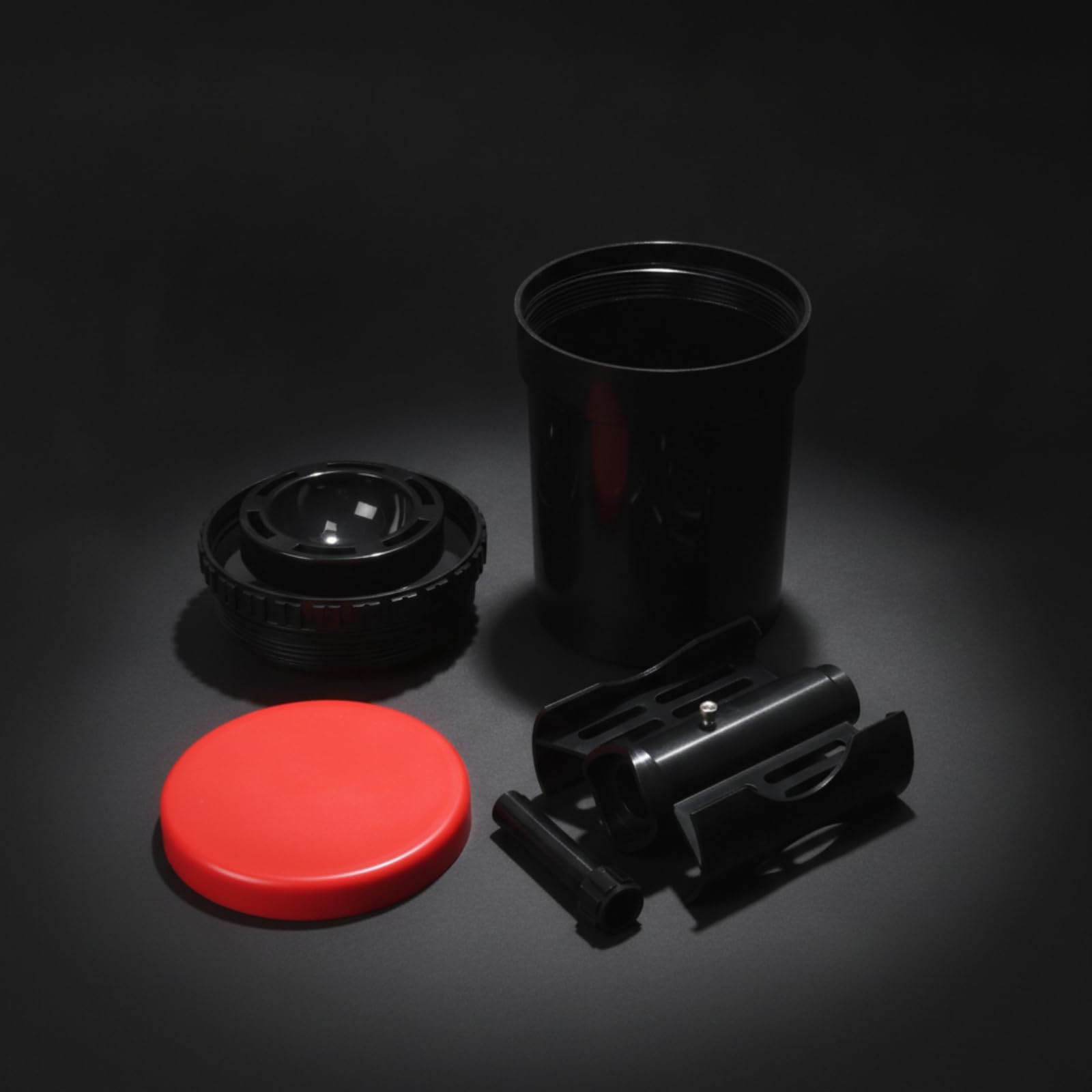 Tanque de de Película Depósito Cubeta con Espiral Plástico Opaque y Capacidad 750 Ml Adecuado para en Hogar Laboratorio Compacto Sesiones de Práctica