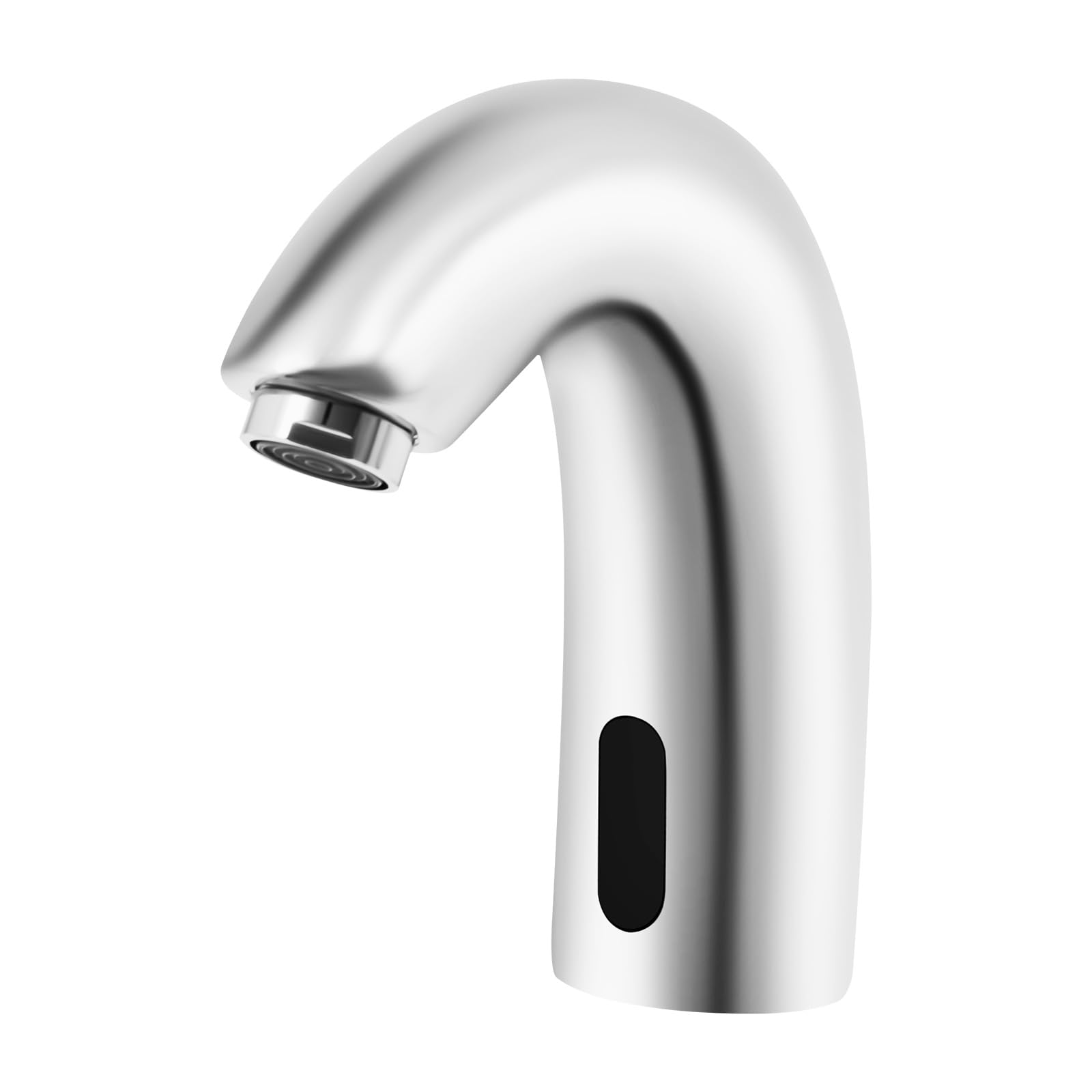 MINRS - Rubinetto con sensore a infrarossi, miscelatore automatico a induzione, miscelatore per lavabo a freddo automatico senza contatto per bagno, rubinetto per lavabo
