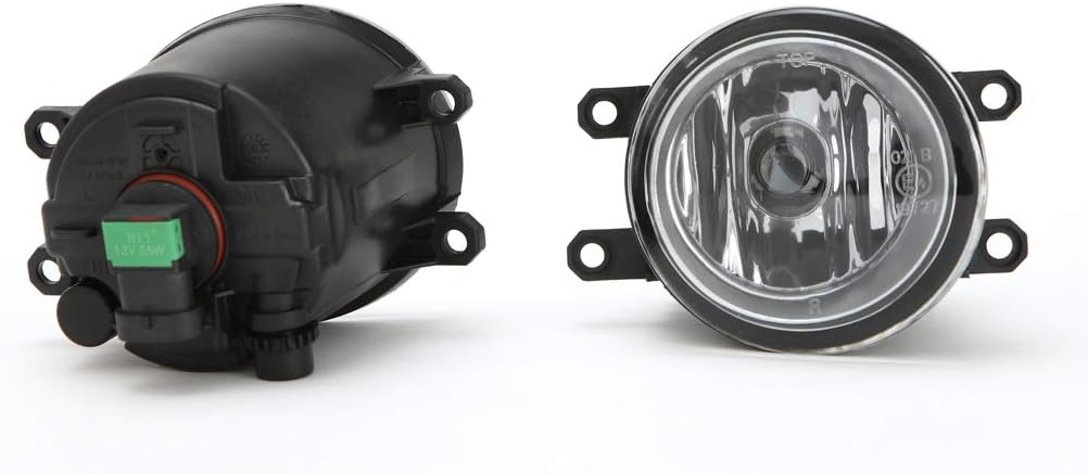LEDIN Fog Lights Kit Compatible For 2011-2016 Toyota Sienna (8121008020 OE Style Clear Lens with Switch, Bezel, Bulbs)