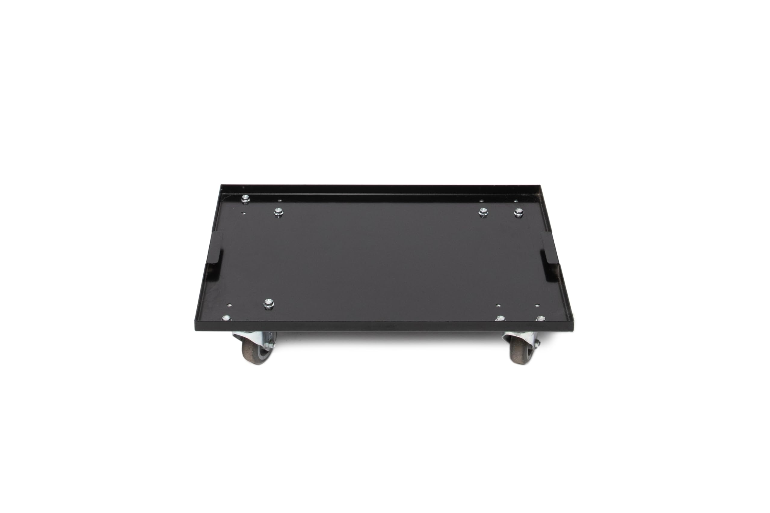 Reisser Crate Mate Black Dolly Trolley Tool Storage System – Metal 4 Wheel Base Plate (With Braking Wheels) Ssc/Cw