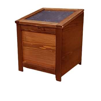 ☆底なし特大キエーロ☆コンポスト防水性が高い杉の木使用　ダークブラウン ☆底なし特大キエーロ☆コンポスト防水性が高い杉の木使用