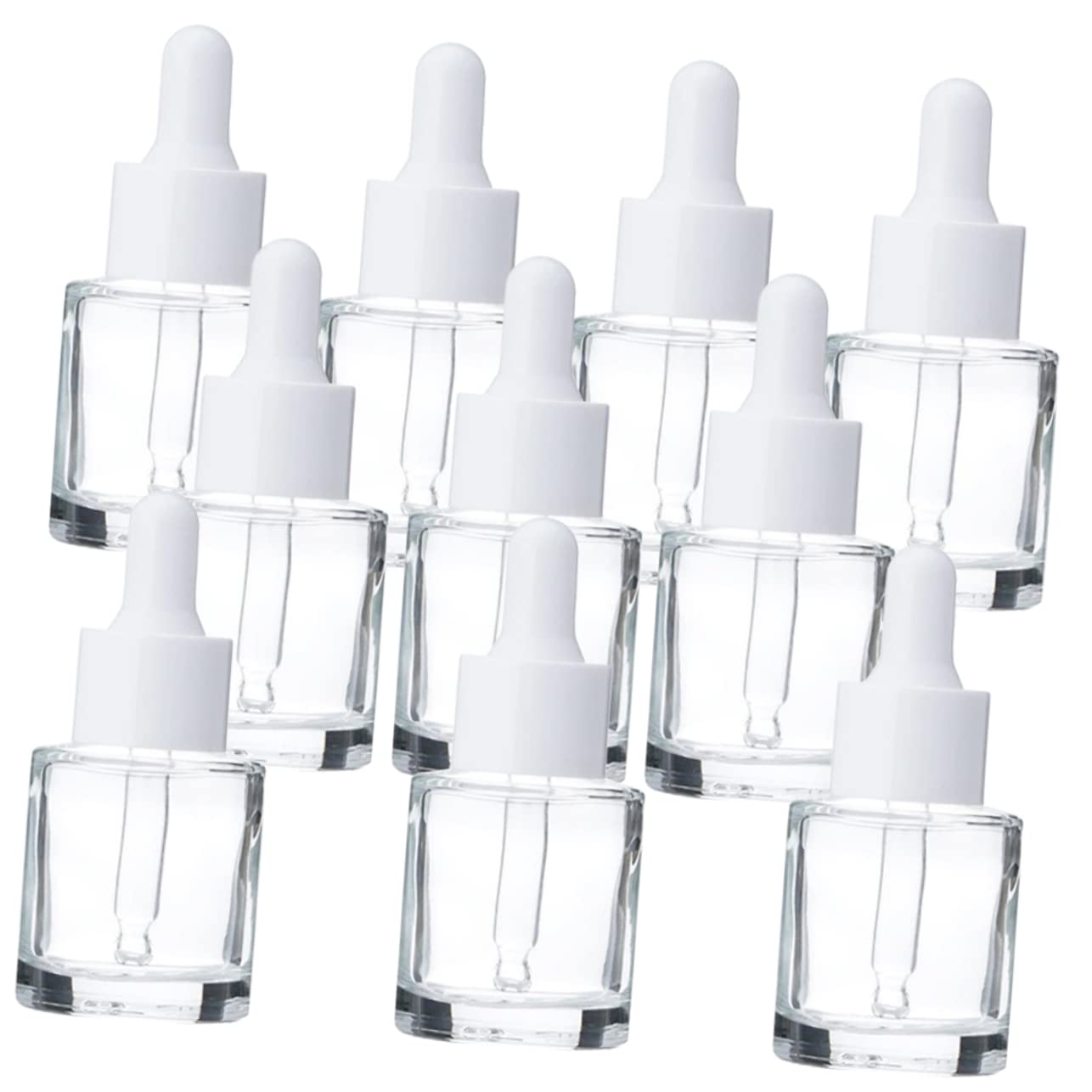 20pezzi Flaconi Contagocce Piccoli in Vetro per Oli Essenziali Flaconi Contagocce da Viaggio Tenuta Stagna per Profumi Liquidi e Miscele di Aromaterapia
