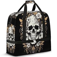 C-Vintage Flower Skull