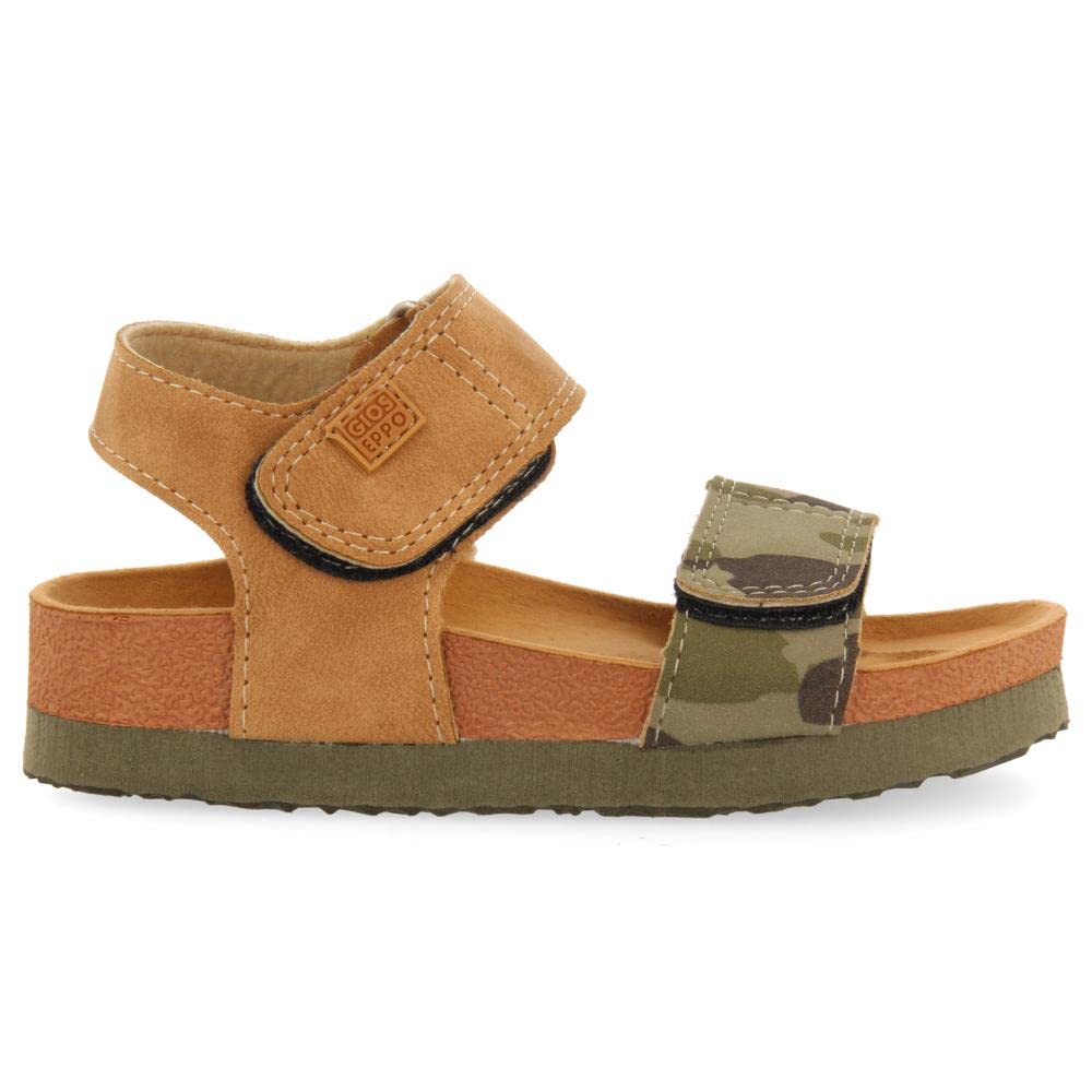 GIOSEPPO Chanclas Estilo Bio Color Kaki con Estampado de Camuflaje para niño abat