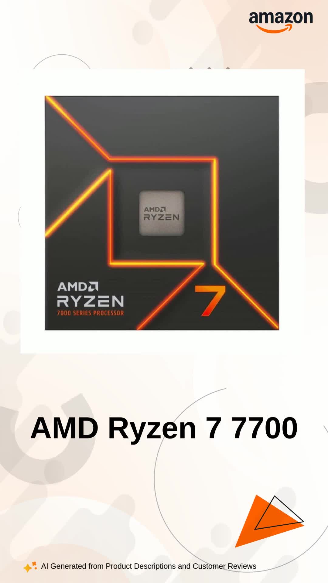 AMD Ryzen 7 7700 Desktop Processor
