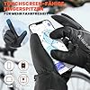 HIKENTURE Gants d'hiver Imperméables et Tactiles pour Cyclisme - Homme et Femme - Chaud, Coupe-Vent et Antidérapant - avec Polaire - pour Vélo, VTT, Ski, Trottinette, Course ou Randonnée - Noir, L #4