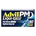 Advil PM Liqui-Gels (40 Count) Pain Reliever/Nighttime Sleep Aid Liquid Filled Capsules, 200mg Ibuprofen, 25mg Diphenhydramine