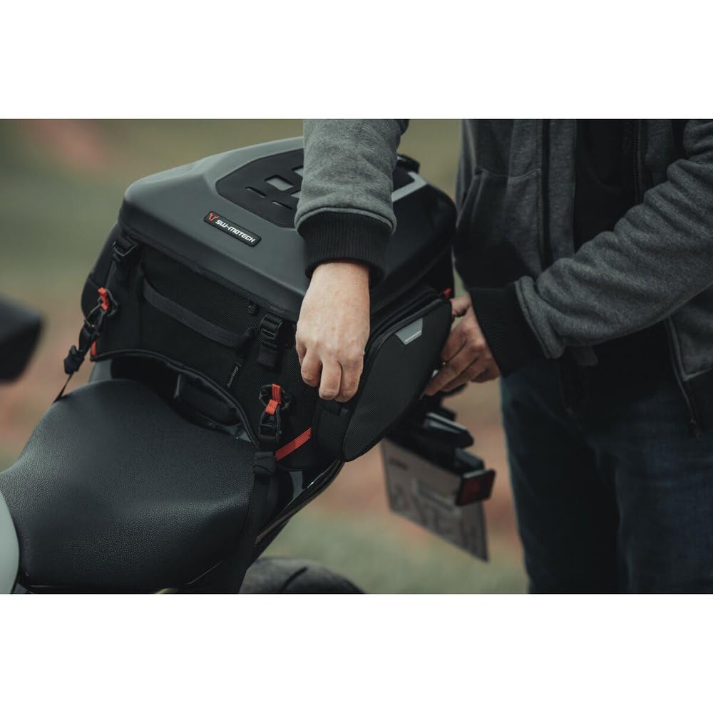 Pro Rearbag Tail Bag 1680D Ballistic Nylon. Black/Anthracite. 22-34 l.