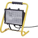 BAT Baustrahler Halogen 1000 W R7s H1000 Blau, negro