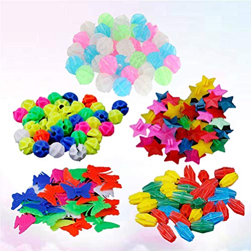 image for LIOOBO 170pcs Bike Wheel Spokes Beads Clip Bicycle Decors Colorful Lum