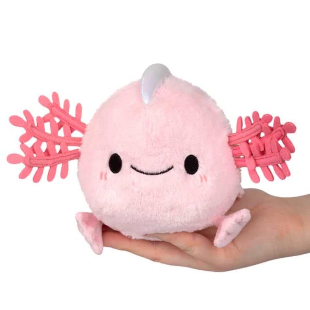 Amazon.com: Squishable/Snugglemi Snacker Axolotl Plush Toy : Toys