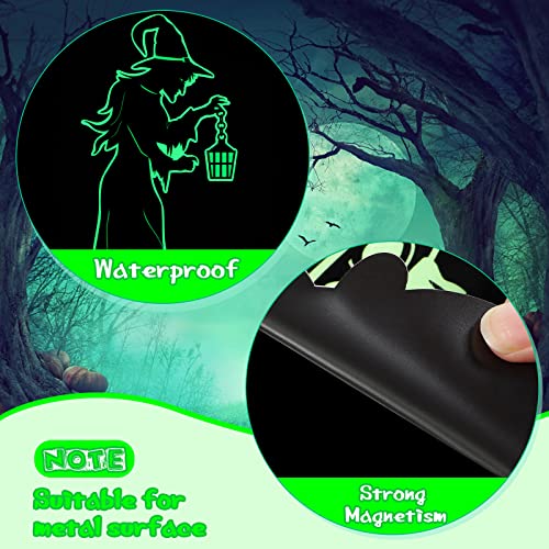 Decoraciones Magnéticas Halloween 16 Piezas Luminosas miniatura 3