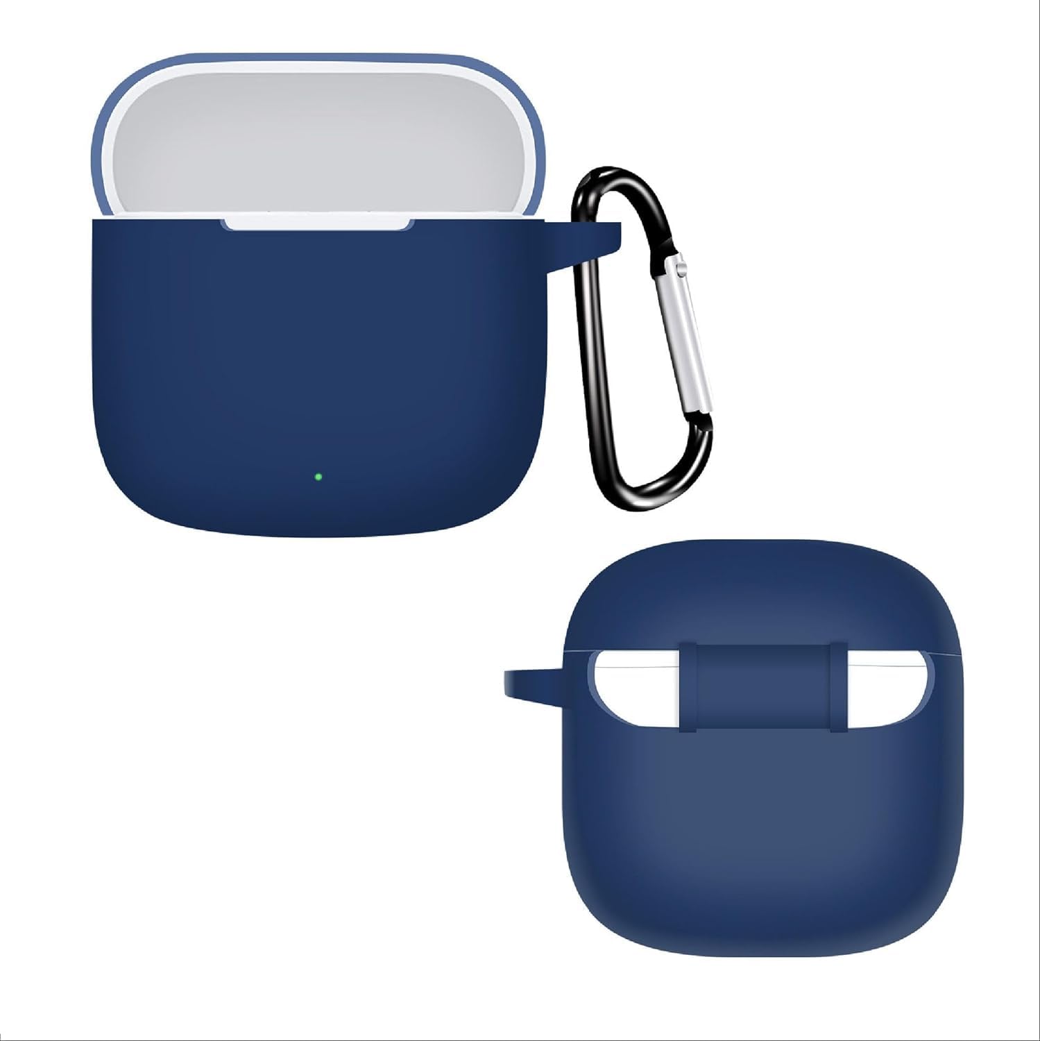 Soft Silicone Case Compatible with Huawei Freebuds SE3/ SE2 Wireless Earbuds, Full-Body Protection Silicone Cover with Anti-Lost Keychain (blue)