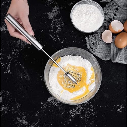 Image of DRAYA DEAL'S Hand Blender, 9 Inch Stainless Steel Automatic for Kitchen, Lassi & Butter Milk Maker, Egg Beater & Mixer for Juices, Shakes, Coffee Froth, Silver