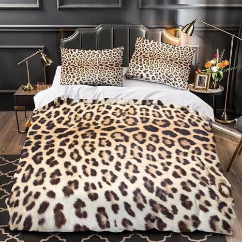 Housse de couette ultra douce motif branches feuillues - 2