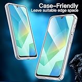 JETech Screen Protector for Samsung Galaxy A16 5G / 4G 6.7-Inch with Camera Lens Protector, Tempered Glass Film, HD Clear, 2-Pack Each - Image 7