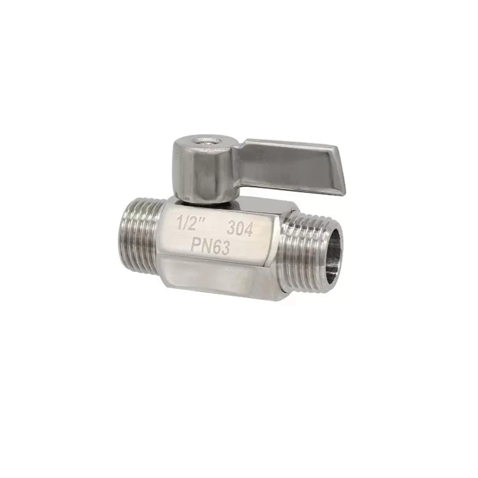 KWQNPHTRN 1pcs 1/8" 1/4" 3/8" 1/2" 3/4" 1" NPT Male Female Threaded Ball Valve(45661,NPT-MALE TO FEMALE)