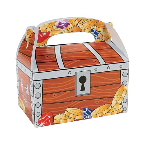 Fun Express Treasure Chest Treat Boxes (1 Dozen), Bulk