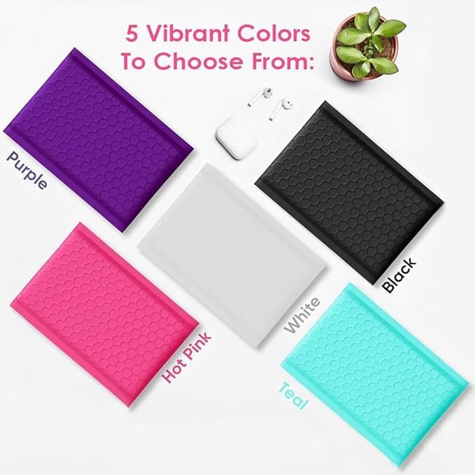 Miniatura 7 de Sobres de burbujas de polietileno color rosa intenso de 8.5 x 12 pulgadas #2 Sobres acolchados autosellables Sobres de burbujas acolchados con