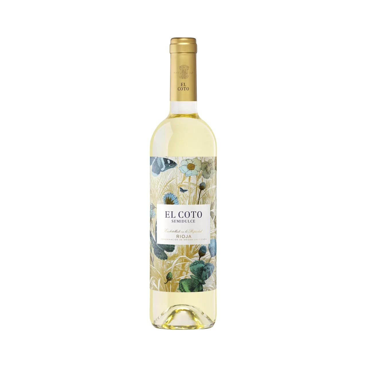 EL COTO Halbtrockener Weißwein mit D.O. Ca. Flasche 75 cl. 4er Pack