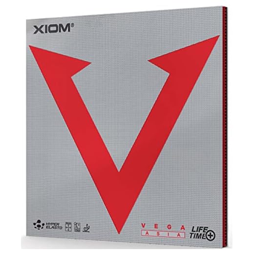 XIOM Vega Asia Table Tennis Rubber Color-Black,Thickness-2.0mm