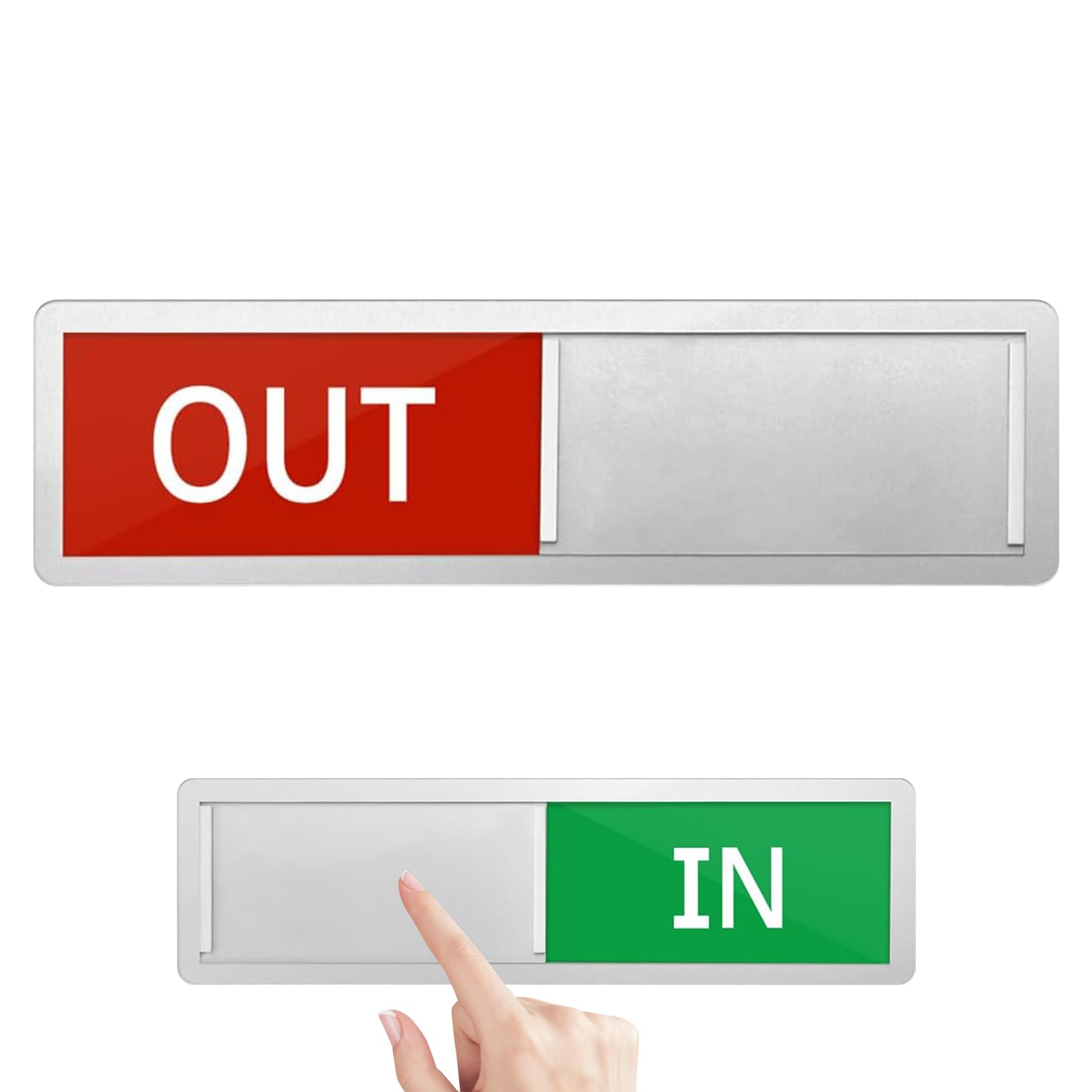 In and Out Board,In Out Sliding Sign Privacy Sign Office 17.8 x 5 x 0.6 CM