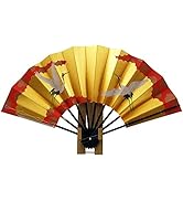 大阪長生堂 二羽鶴 飾り扇子 9.5寸 29cm 日本製 京扇子 海外土産 匂い袋付オリジナルセット 紙箱 扇子立て入り