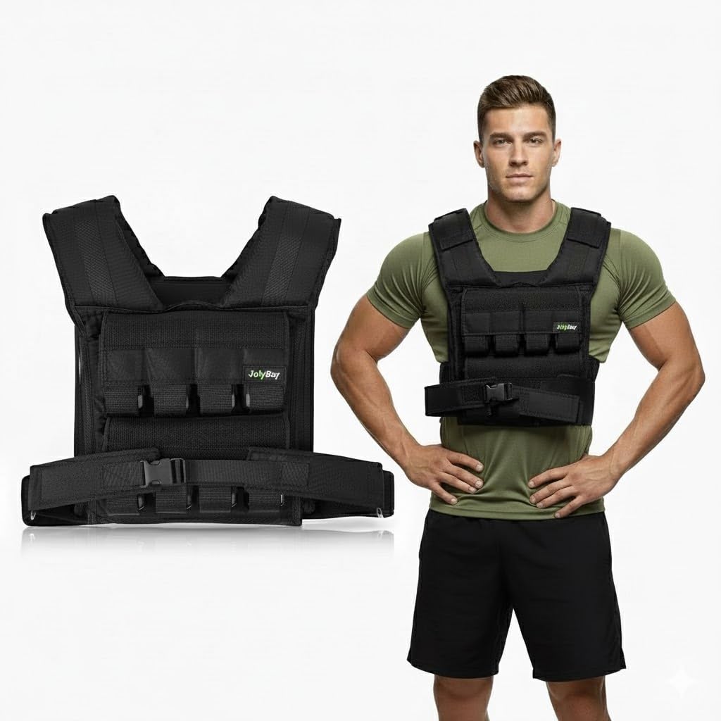 Adjustable Weighted Vest for Men and Women with Removable Weights Weighted Vests for Posture 20lbs 35lbs Durable Body