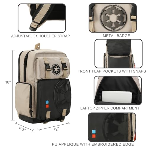 Star Wars Lightsaber-Themed White Built-Up Backpack4