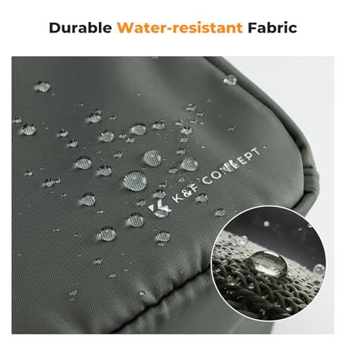 K&F CONCEPT Kameratasche, Kamera Sling Tasche Schultertasche Fotorucksack Klein, Wasserdichter Kamerarucksack, Verstellbarer Schultergurt Kamera Rucksack für DSLR/SLR Kamera Objektiv