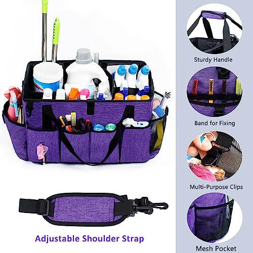 17" Cleaning Caddy for Cleaning Supplies, XL Cleaning Bag for Housekeepers - Image 4