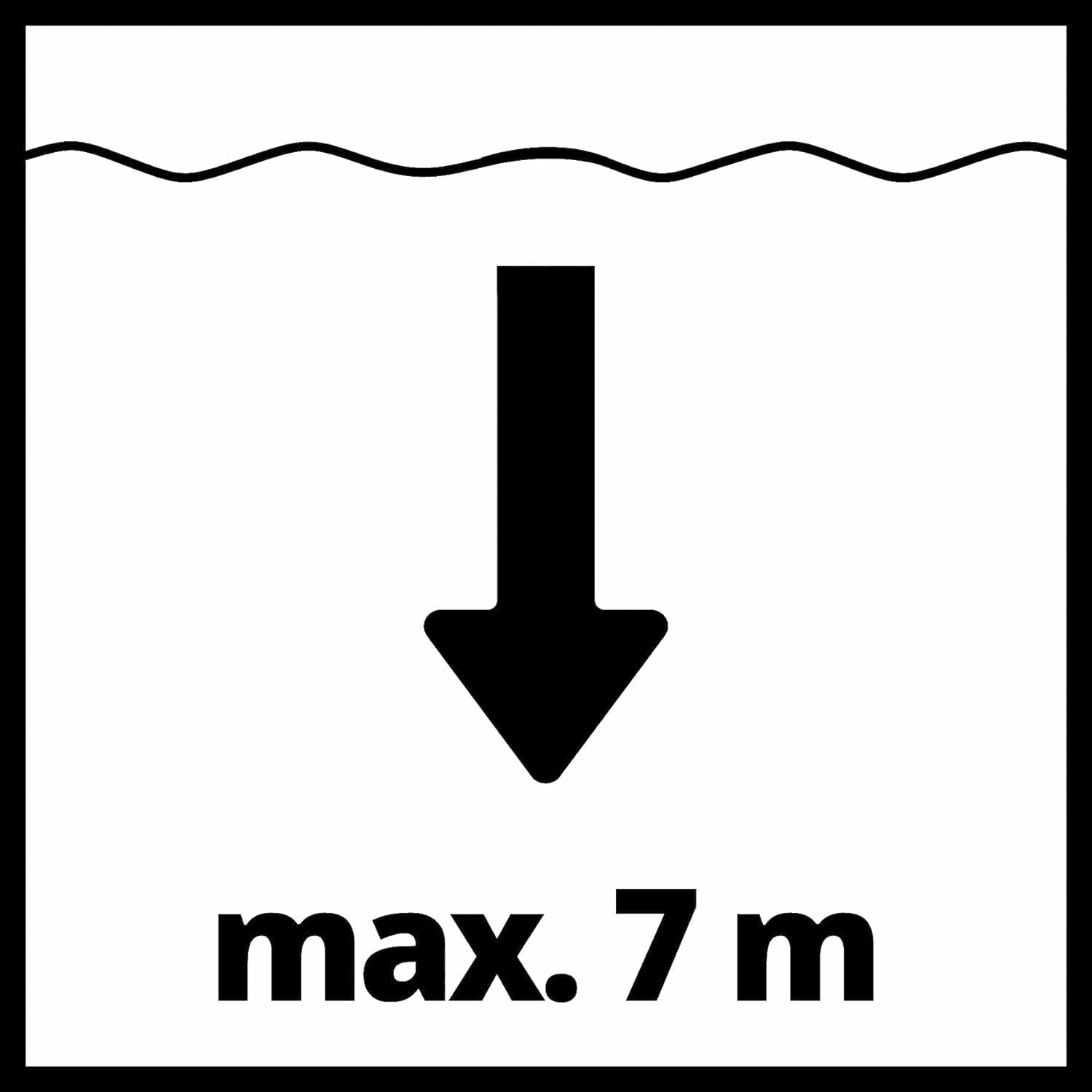 Einhell Tauchpumpe GC-SP 2275 (220 W, 7.500 Liter pro Stunde, max. Förderhöhe 6 m, flachabsaugend bis 5 mm, Klarwasserpumpe, bis zu 5 mm Partikelgröße)