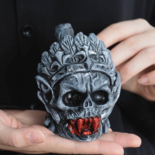 Aztec Death Whistle, Up To125+ Decibels Loud Real Screaming Silbato Azteca Death Whistles Loudest Authentic Human Ehecachichtli Sounding Screams Aztec War Whistle Halloween Costumes Gift (Red)