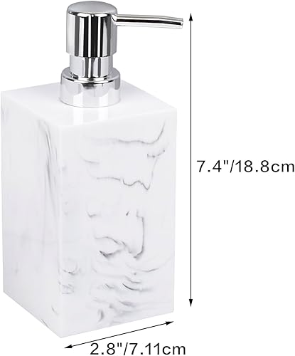 Miniatura 6 de Dispensador de jabón de manos, botellas de bomba de loción de manos de 16.9 onzas, recipiente de loción, tarro de jabón líquido recargable,