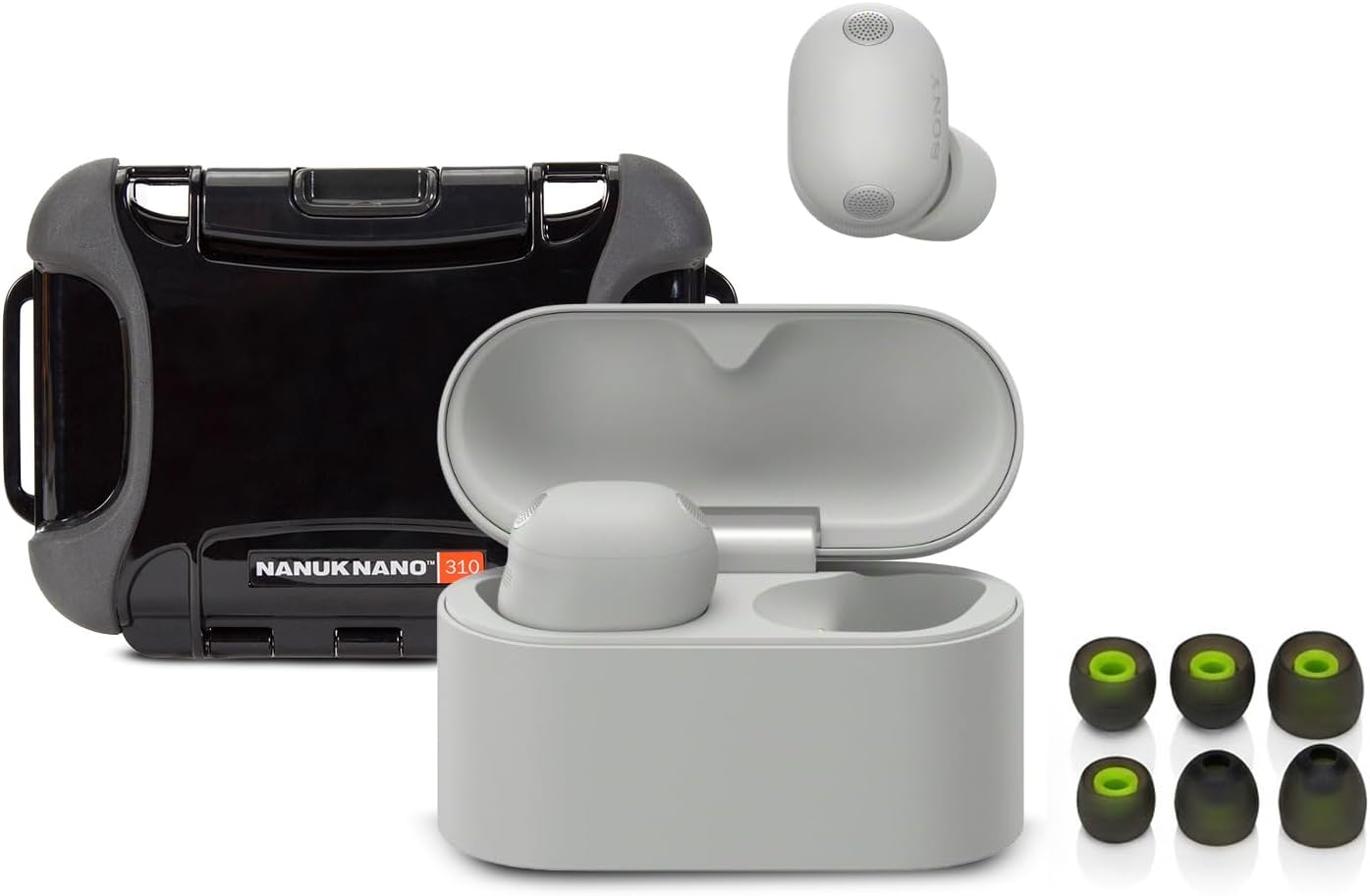 WF-1000XM6 Wireless Noise-Canceling Earbuds (Platinum Silver) Bundle