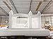 15FT White Bounce House with Slide Ball Pit for Adults Big Kids,100% PVC Commercial Bounce House with 1100W Blower,Large Inflatable Bounce House for Birthday Party Wedding 15ft x 15ft x 10ft