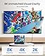 Silkland 8K Mini HDMI auf HDMI Adapter 2.1, 8K@60Hz 4K@120Hz, 48Gbps High Speed ​​HDMI auf Mini HDMI Bidirektional HDR eARC kompatibel mit Kamera Raspberry Pi Zero Grafikkarte Tablet Projektor