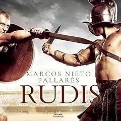 Diseño de la portada del título Rudis: Sue&ntilde;os de sangre y arena