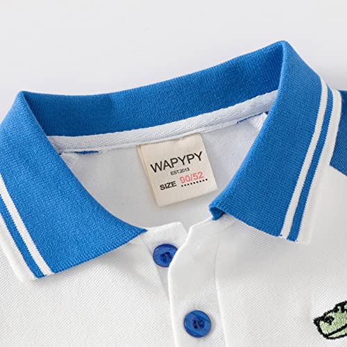 Betadog Boys Short Sleeve Shirt with 3 Button, Shirt for Boys & Girls, Polo Shirt Without Collar Boys Shirts3