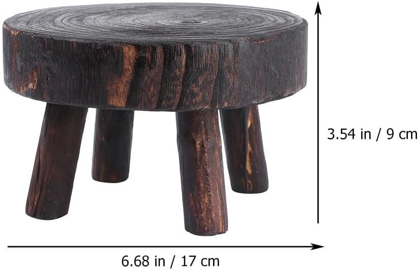 1Pc Decorative Wooden Flowerpot Rack Elegant Wooden Plant Stand for Indoor and Outdoor Use Stylish Flowerpot Display Rack for and Patio Decor