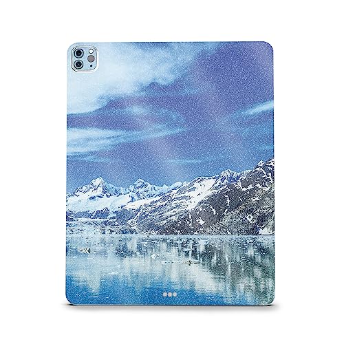 Image of MightySkins Carbon Fiber Skin Compatible with Apple iPad Pro 12.9 inch M2 6th Gen (2022) Full Wrap Kit - Sky Lake | Protective, Durable Textured Carbon Fiber Finish | Easy to Apply | Made in The USA